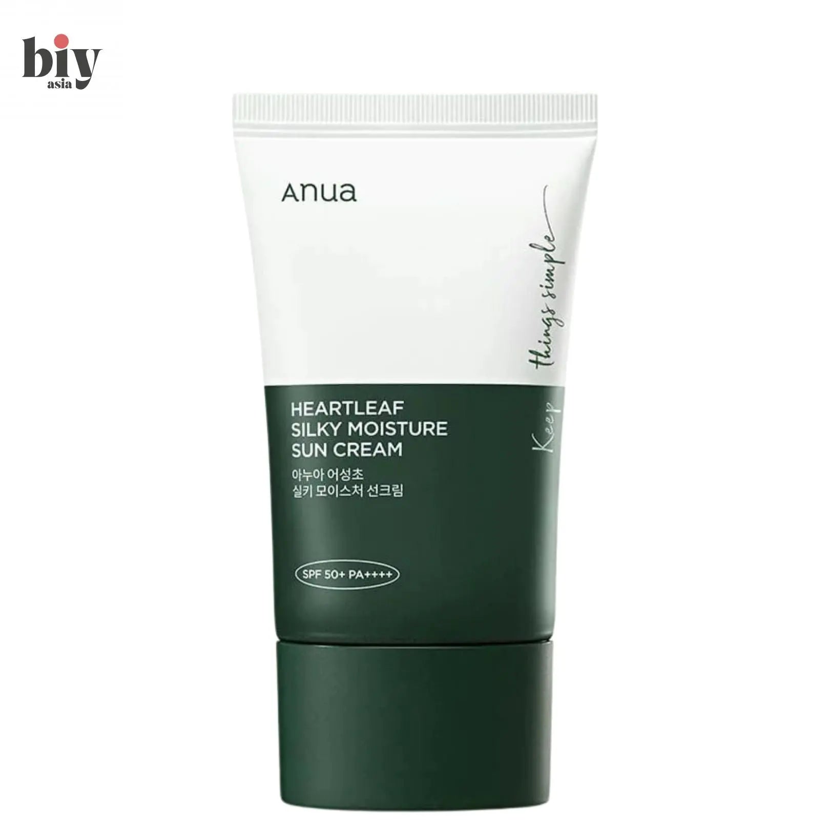ANUA HEARTLEAF SILKY MOISTURE SUNSCREEN 50ml