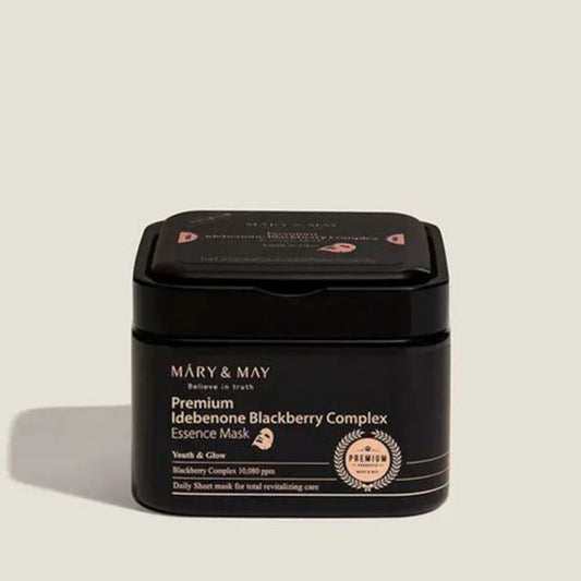 MARY&amp;MAY Premium Idebenon Blackberry Complex Essence Mask