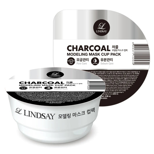 LINDSAY Modeling Mask Cup Pack Charcoal 28g